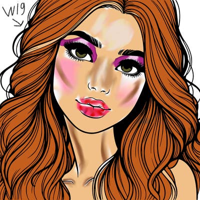 beautiful realistic girl