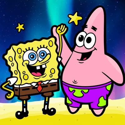 sponge bob with patrick