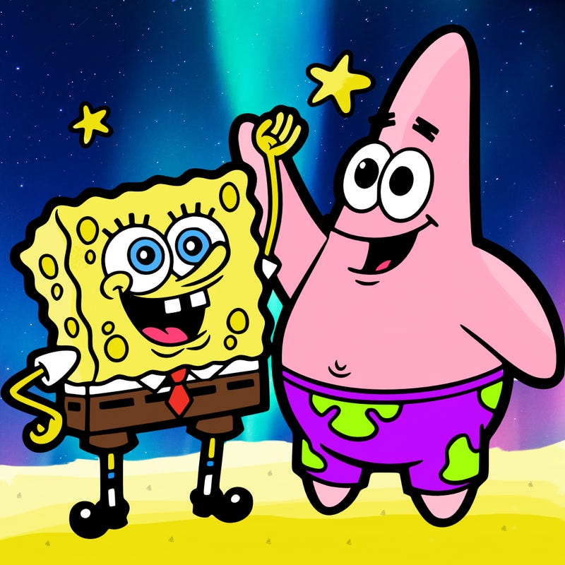sponge bob with patrick