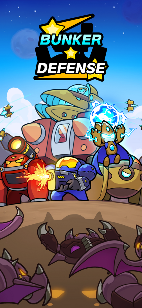 Bunker Defense: 100M Survival - Space marines and sci-fi units battle alien hordes in Bunker Defense 100M Survival