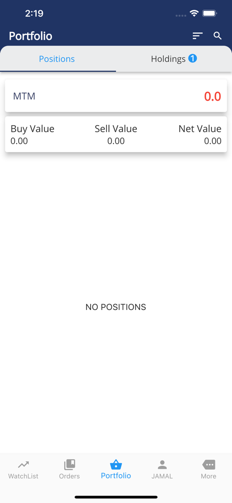 MYNT Zebu - MYNT Zebu app portfolio positions dashboard