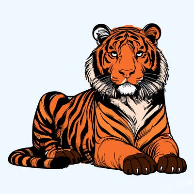 realistic tiger