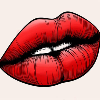 realistic lips