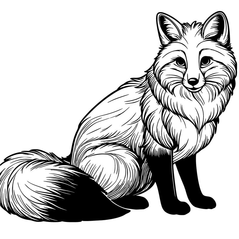 realistic fox