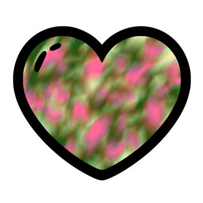 a blank heart