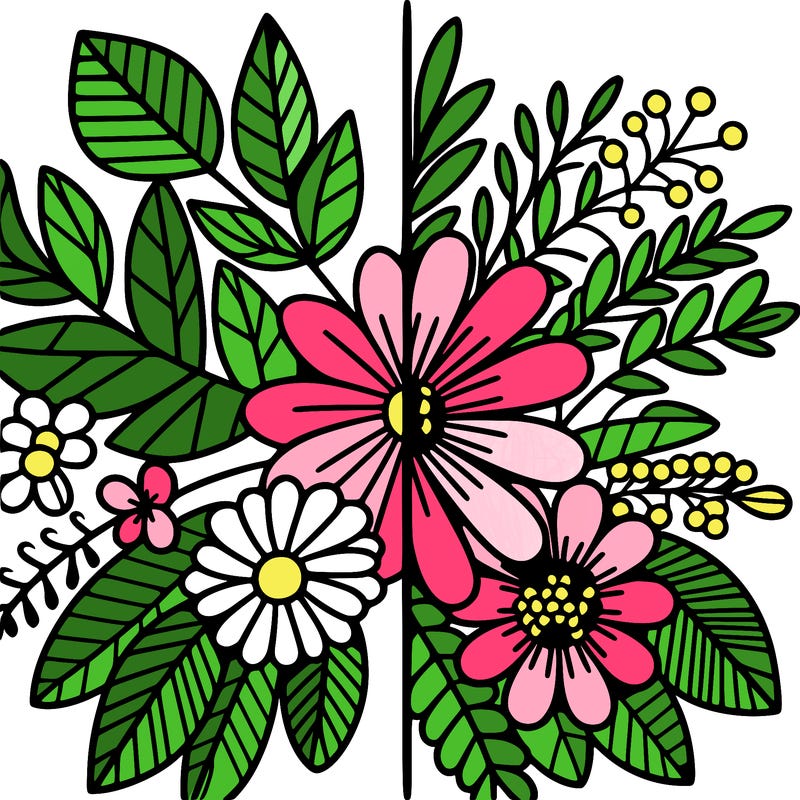 flowers split