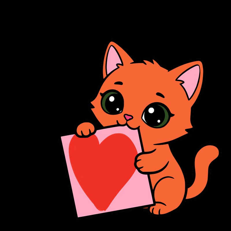 a small cat with a blank sheet of paper in its hand. the cat is sooooooo cute!