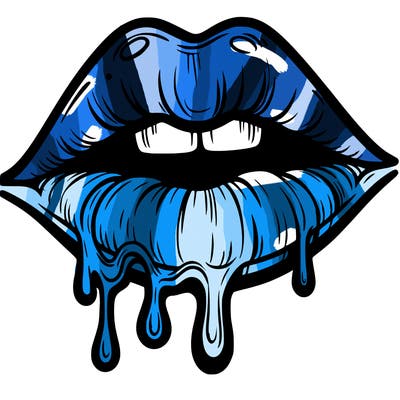 lips that look realistic and drip