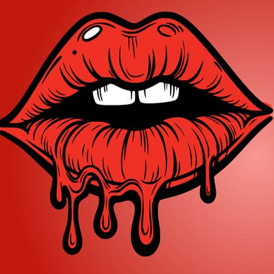 lips that look realistic and drip