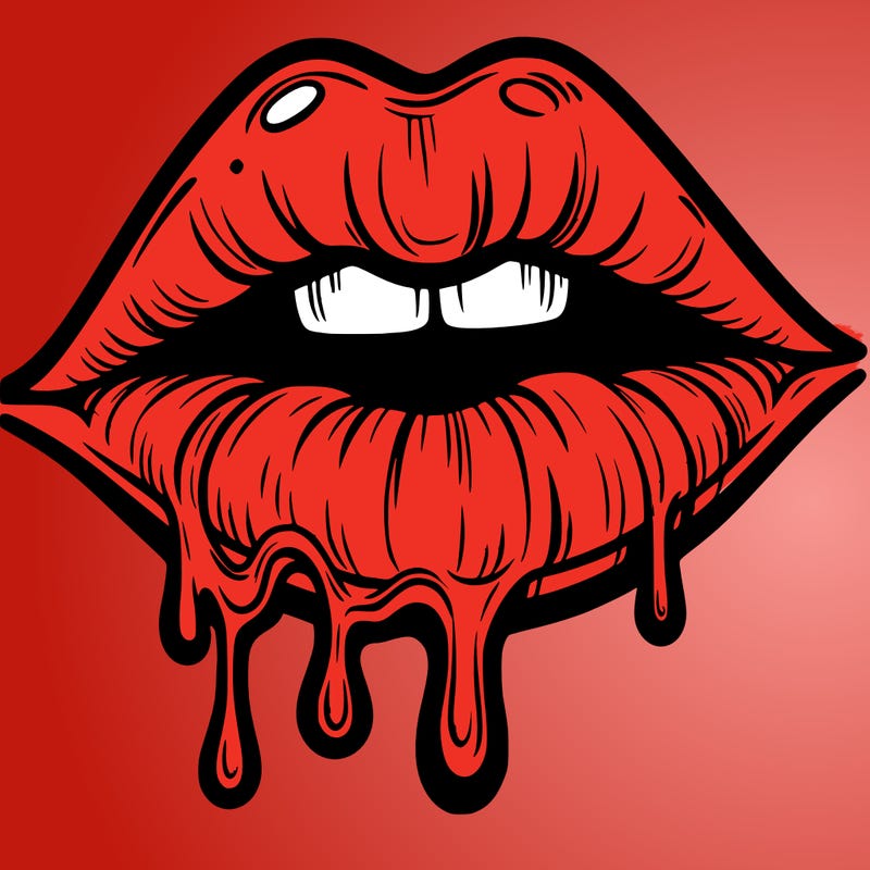 lips that look realistic and drip