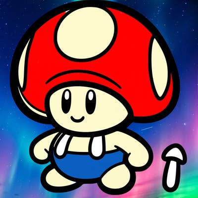 mario bros toad