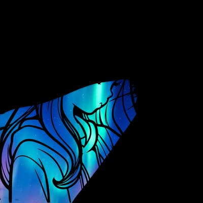 a realistic girl spray painting