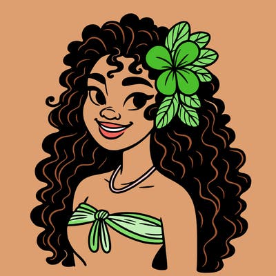 hawaiian black woman