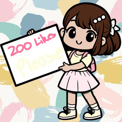 girl holding a big sign