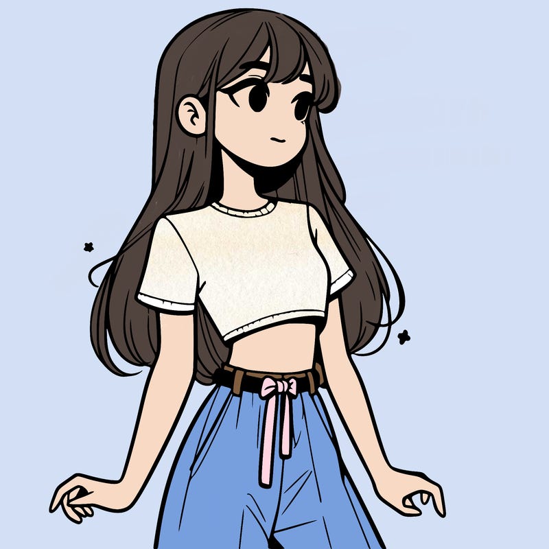 girl in a cute crop top