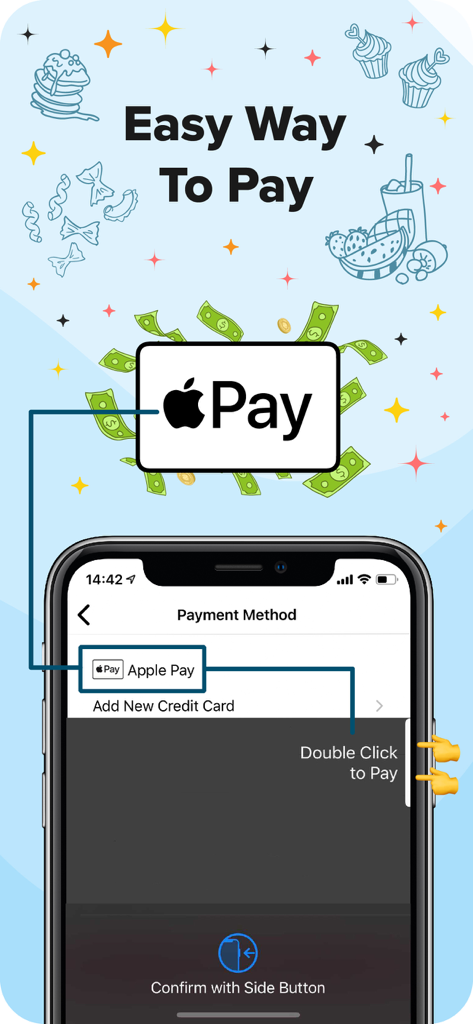 It's Cool Delivery - Its Cool Delivery app showing Apple Pay integration for easy checkout
