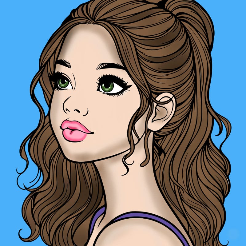 beautiful realistic girl