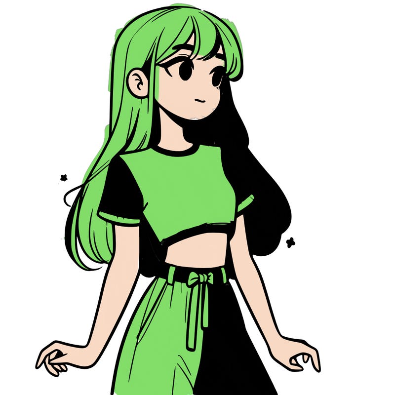 girl in a cute crop top