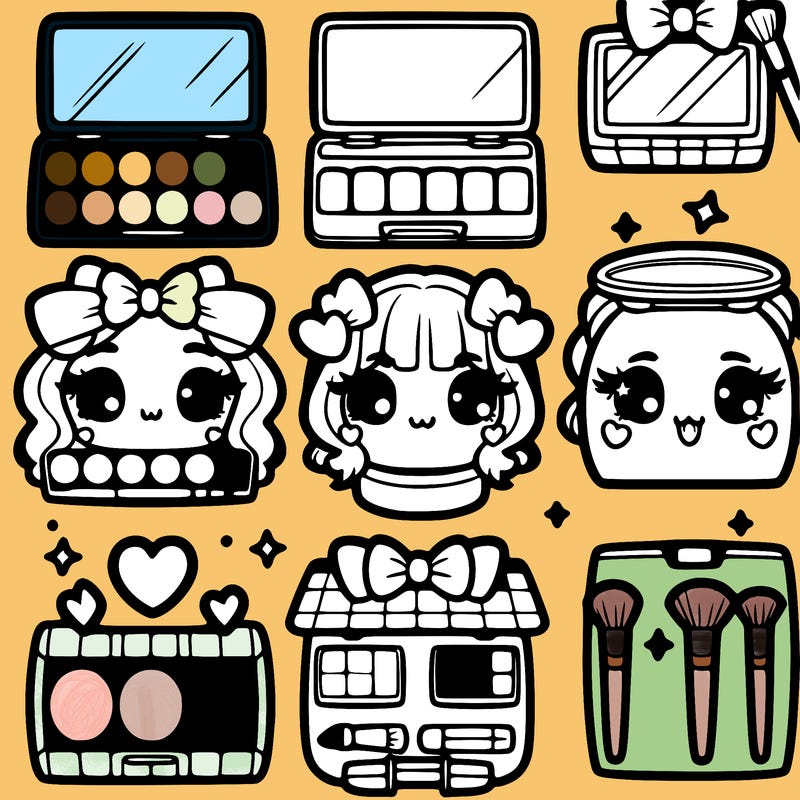 cute makeup palettes