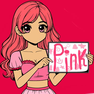 realistic pretty girl holding blank sign