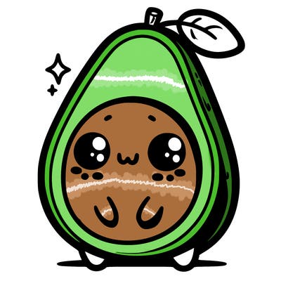 cute avocado