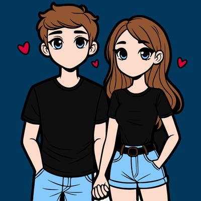 boyfriend and girlfriend