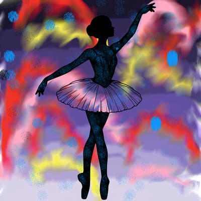 realistic ballerina