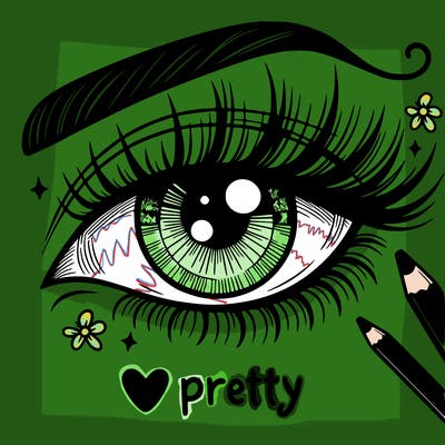 pretty eye