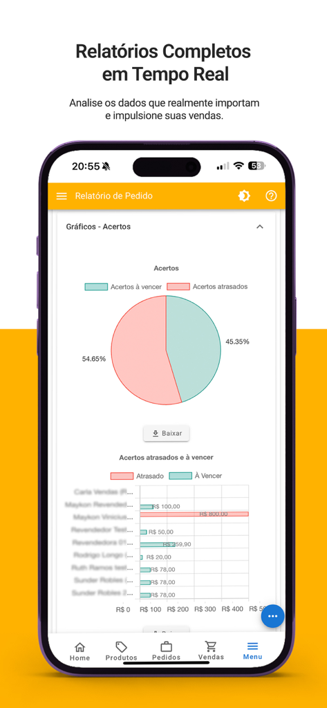 Jueri - Jueri mobile app dashboard showing real time sales reports and settlement analytics charts.