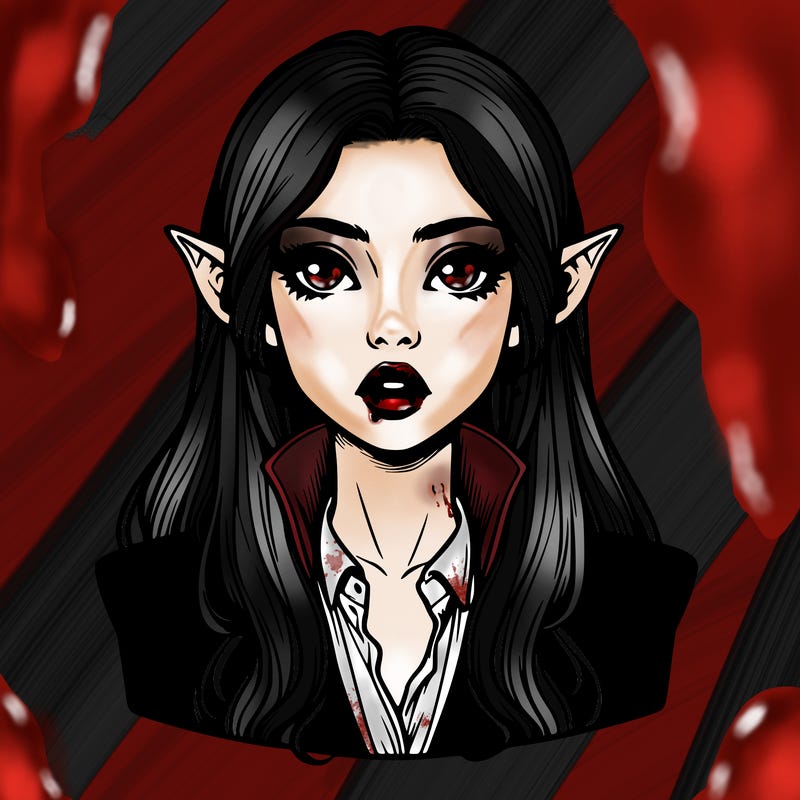 realistic vampire girl