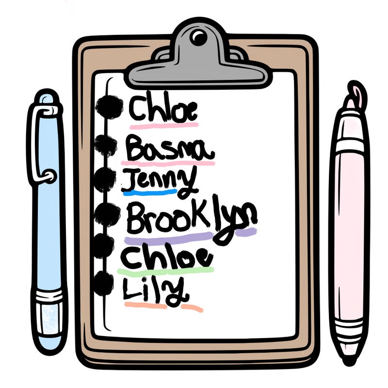 blank clip board with pen