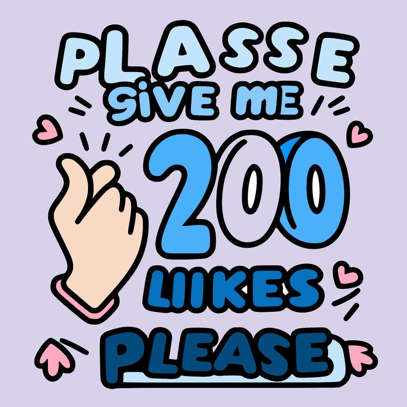 please give me to 200 likes please