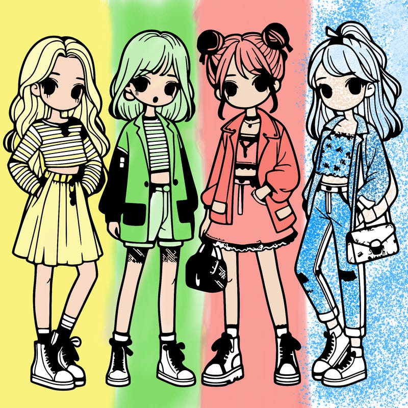 girls with fashion