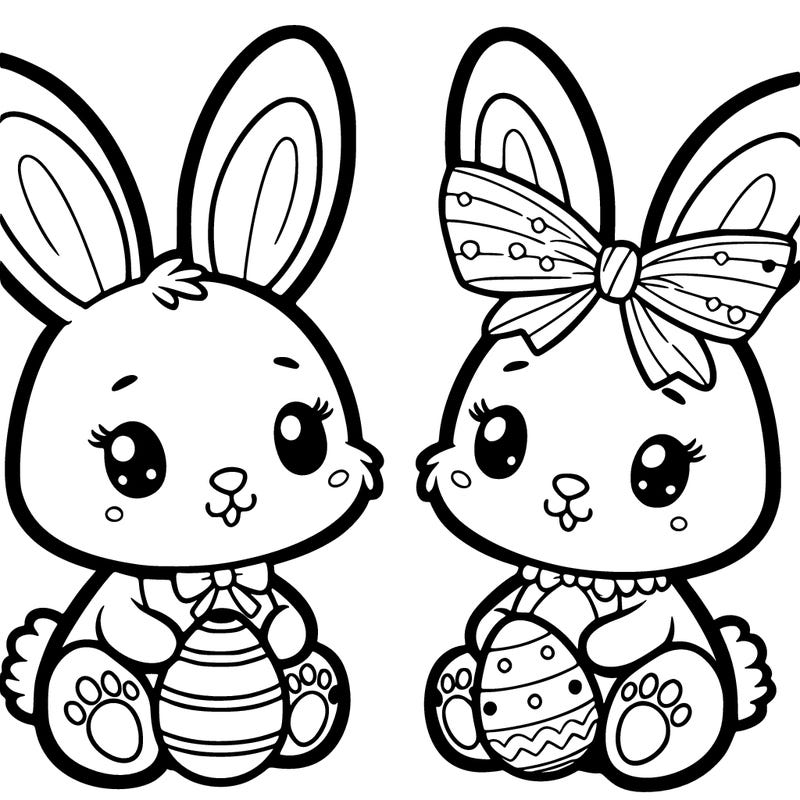 cute easter bunnies