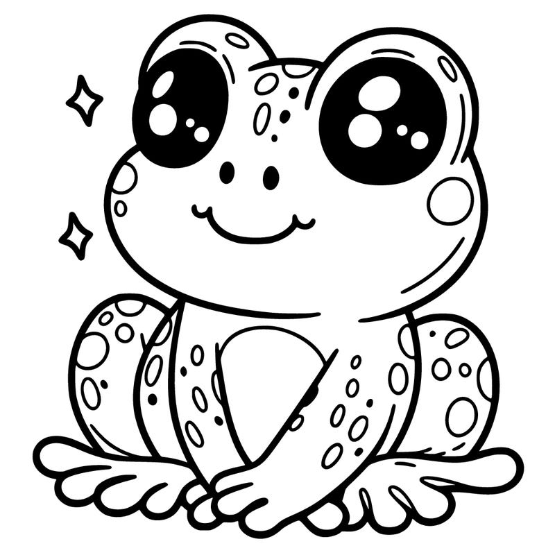a cute frog