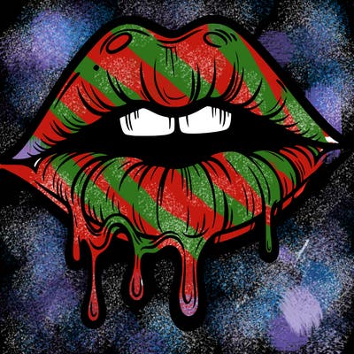 lips that look realistic and drip