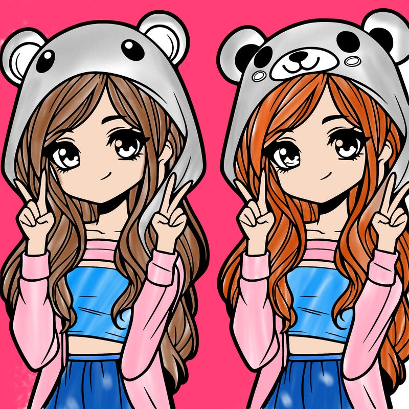 teen girl in animal costume