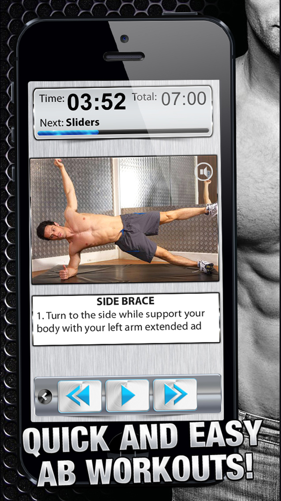 Ab Workout X FREE+ Six-Pack Core Abdomen Exercises - Health & Fitness ...