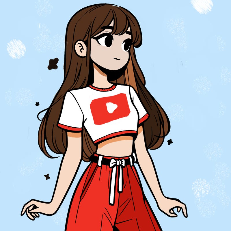 girl in a cute crop top