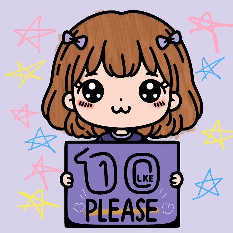 a cute girl holding a sign that says 100 like please
