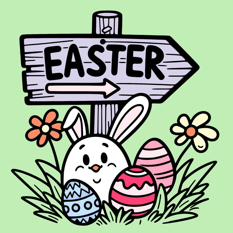 easter sign easy