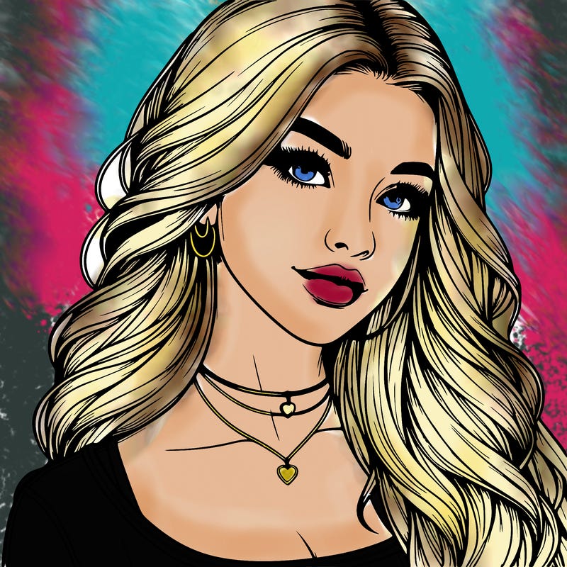 detailed realistic girl