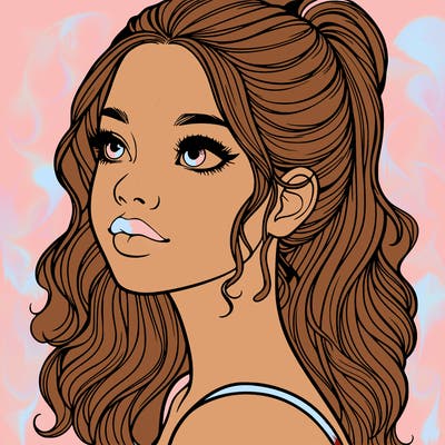 beautiful realistic girl