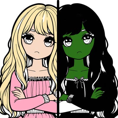 realistic girls split