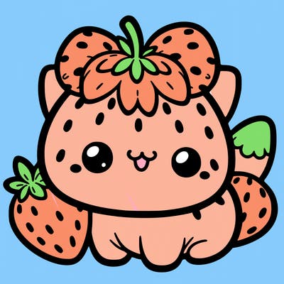strawberry cat