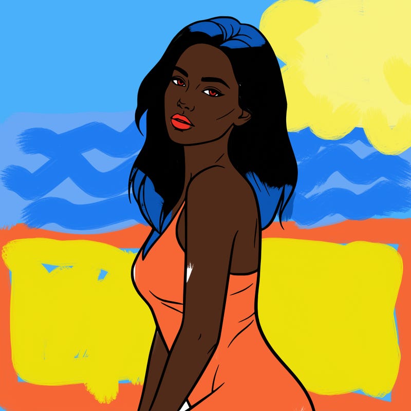 oustanding biologically perfect women posing  gorgeous  pose outlining face