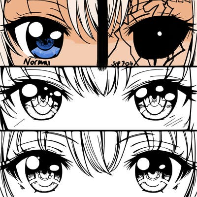 anime eyes