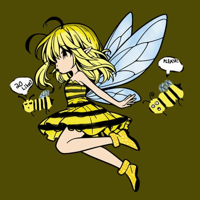 manga fairy flying