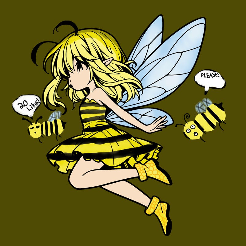 manga fairy flying