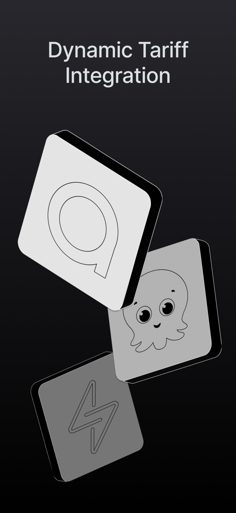 Graphic displaying dynamic tariff integration options for the Netzero Powerwall app including energy provider logos